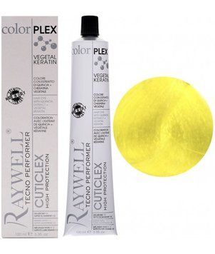 Крем фарба для волосся Raywell Color Plex Hair Dye With Quinoa Extract + Vegan Keratin 03 Жовтий 100 мл 2212803410 фото