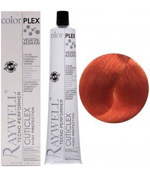 Крем фарба для волосся Raywell Color Plex Hair Dye With Quinoa Extract + Vegan Keratin 04 Помаранчевий 100 мл 2212831981 фото