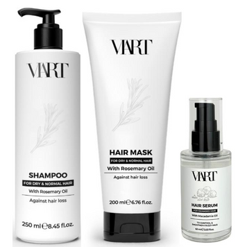 Набор от выпадения и для восстановления волос VIART: Шампунь Against Hair Loss 250мл Маска Against Hair Loss 200мл и Сыворотка For Damaged Hair 60мл 43014783 фото