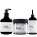 Набор для очистки и восстановления волос Deeply: Шампунь Sulfate-Free 250мл Маска Restoring 300мл и Пилинг для кожи головы Refreshing Scalp 200мл 20784247 фото 1