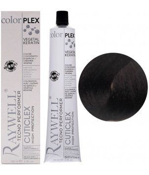 Крем фарба для волосся Raywell Color Plex Hair Dye With Quinoa Extract + Vegan Keratin 4.04 Кофе 100 мл 2212963189 фото
