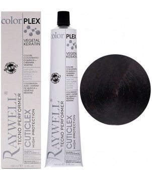 Крем для волосся Raywell Color Plex Hair Dye With Quinoa Extract 4.66 Середній коричневий інтенсивний 2213006553 фото