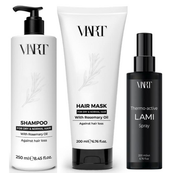 Набор против выпадения и для восстановления волос VIART Against Hair Loss: Шампунь 250мл Маска 200мл и Ламелярный термоспрей Thermo-Active Lami 200мл 77014783 фото