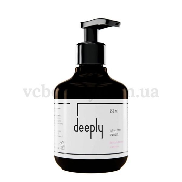 Набір для очищення та зволоження волосся Deeply: Шампунь Sulfate-Free 250мл Маска Hydrating 300мл та Скраб для шкіри голови Scalp Scrub 300мл 13084247 фото