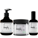 Набір для зволоження та відновлення волосся Deeply: Шампунь Hydrating 250мл Маска Restoring Hair 300мл та Термозахист 10в1 Protecting Hair 200мл 64380047 фото 1