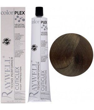 Крем для волосся Raywell Color Plex Hair With Extract 6.1 Темний попелястий блондин 100 мл 2214377245 фото