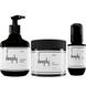 Набор для стимуляции роста и сияния волос Deeply: Шампунь Anti Hair Loss 250мл Маска Gloss Finishing 300мл и Шелковый флюид Delicate Silk 100мл 35480247 фото 1