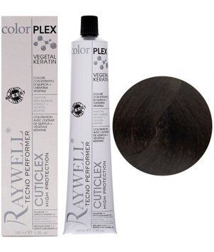 Крем фарба для волосся Raywell Plex Hair Dye With Quin Extract 5.01 Світлий коричневий інтенсивний 100 мл 2213409362 фото