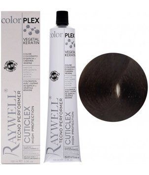 Крем фарба для волосся Raywell Color Plex Hair Dye With Quin Extract 5.04 Шоколад 100 мл 2213439000 фото