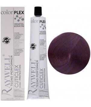 Крем для волосся Raywell Color Plex Hair With Extract 7.7 Середній фіолетовий блондин 100 мл 2219399691 фото