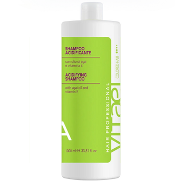 Шампунь для відновлення та блиску фарбованого волосся Vitael Colored Hair ACIDIFYING SHAMPOO 1000 мл 7787521 фото