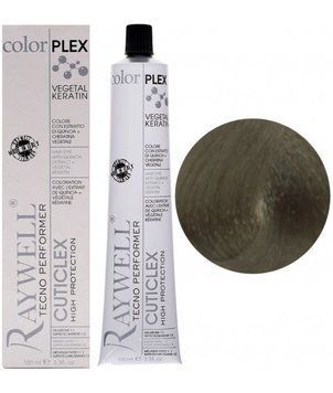 Крем фарба для волосся Raywell Color Plex Hair With Extract 7.13 Блондин середній попелястий золотистий 100 мл 2219432270 фото