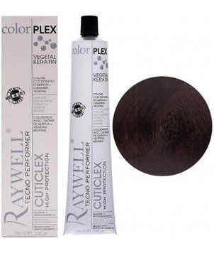Крем для волосся Raywell Color Plex Hair Dye With Extract 5.64 Світлий коричневий мідний червоний 100 мл 2213468033 фото