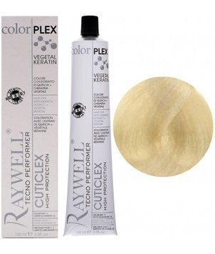Крем фарба для волосся Raywell Color Plex Hair With Extract 10.3 Дуже світлий золотистий екстраблондин100 мл 2225110072 фото