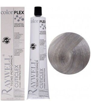 Крем фарба для волосся Raywell Color Plex Hair With Extract 8.01 Світлий блондин інтенсивний попелястий 100 мл 2220341518 фото