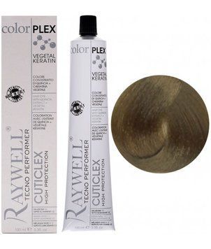 Крем фарба для волосся Raywell Color Plex Hair With Extract 8.03 Світлий амбер 100 мл 2220417387 фото