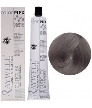 Крем фарба для волосся Raywell Color Plex Hair With Extract 6.01 Темний блондин інтенсивний попелястий 100 мл 2214292356 фото