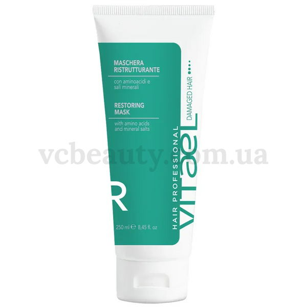 Набір для відновлення волосся Vitael Damaged Hair: Шампунь Restoring 300мл Маска Restoring 250мл Спрей Deep Restorer 150мл та Маска Hydrating 250мл 5788741047 фото