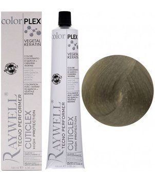 Крем фарба для волосся Raywell Color Plex Hair With Extract 8.13 Світлий золотистий попелястий блондин 100 мл 2221280649 фото