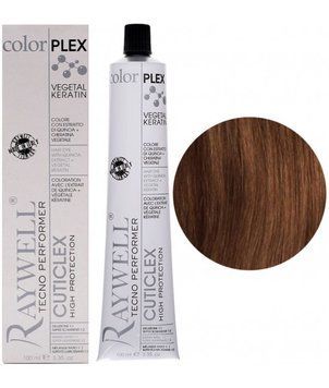 Крем фарба для волосся Raywell Color Plex Hair With Extract 9.02 Дуже світлий блондин інтенсивний ірис 100 мл 2223766275 фото